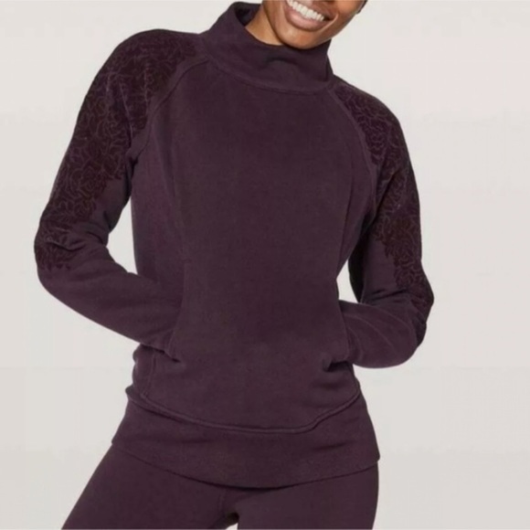 Lululemon Floral Flock Pullover Size 8 - Picture 1 of 6